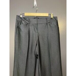 Express Pants Womens 4 Gray Herringbone Bootcut Editor Dress Work Office